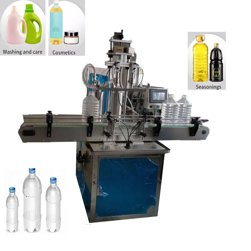 Xy-L02 otomatik şişe su/süt/içecek sıvı ürün ambalajı ve dolum makinesi/sıvı dolum makinesi