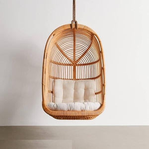 Silla Colgante de Mimbre, Hamaca, Muebles de Interior y Exterior - Product Image 4