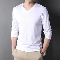 T-shirt décontracté de luxe pour homme, col rond, manches courtes, respirant, 100 % coton, printemps-automne, grandes tailles