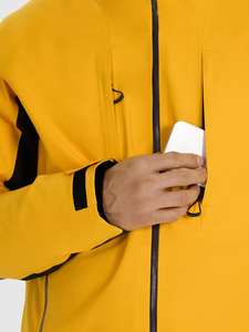 Chaqueta de Esquí Amarilla de Diseño Personalizado 2026, Chaqueta de Esquí Impermeable para Hombre, Abrigo de Nieve Cortavientos, Transpirable para Snowboard - Product Image 5