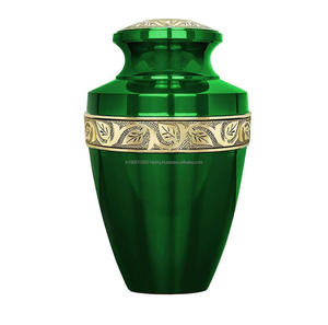 Urnes funéraires en laiton en gros pour adultes, animaux de compagnie, cendres humaines, 10 pouces, capacité de 220 pouces cubes, style américain, designs personnalisables - Product Image 2