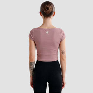 GAI Balance <b>Top</b> in Dusty Pink Breathable Feature - Product Image 2