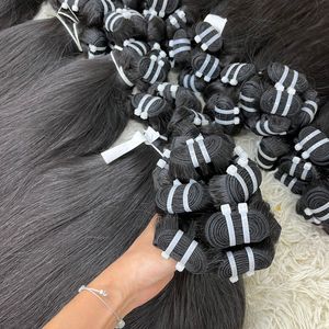 High Quality Natural Straight Virgin Weft Vietnamese Hair Dark Brown for <b>Toupee</b> Base Short Wigs 150% Density 10"-14" Women - Product Image 5