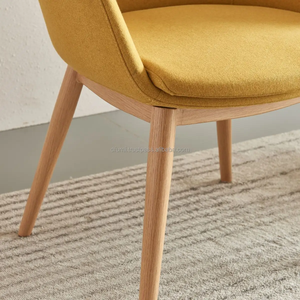 Silla de ocio minimalista de tela/PVC, asiento de espuma moldeada con estiramiento OEM/ODM disponible, sillón moderno 3LC9830 - Product Image 2