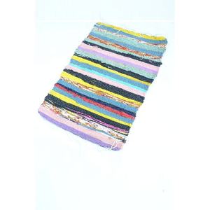 Nouvel arrivage de paillassons en coton faits à la main, colorés, intérieurs et extérieurs, tapis avant pour la maison, chambre à coucher, tapis de porte indiens lavables et faits à la main - Product Image 3