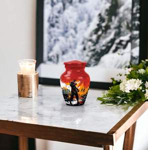 Metal Boxing <b>Urns</b> <b>for</b> Human <b>Ashes</b> Adult Man <b>for</b> <b>Ashes</b> Male Burial <b>Urns</b> <b>for</b> Adult Human <b>Ashes</b> <b>Mini</b> Custom Size <b>urn</b> - Product Image 5