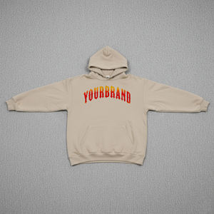 Sudaderas con Capucha Personalizadas de Talla Grande para Hombre, Color Sólido, Estilo Hip Hop, con Logotipo Impreso Personalizado - Product Image 1