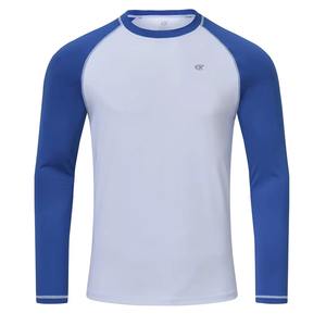 Chemises de surf pour hommes à manches longues Upf50 + Sun Screen Surf Sweatshirt Rash Guard Uv Protection Maillots de bain - Product Image 2