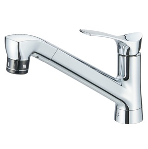 Vente en gros de mitigeur de cuisine en acier inoxydable mitigeur de robinet d'évier à double levier avec douchette thermostatique froid monotrou - Product Image 1