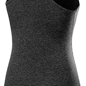 Camiseta sin mangas de gimnasio sin mangas de alta calidad para mujer, cómoda, de secado rápido, transpirable, de algodón, logotipo personalizado, estilo informal - Product Image 3