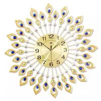 Jam dinding kaca Tempered, arloji merek grosir, jam dinding semua bahan logam tanggal mewah, jam dinding kaca Tempered