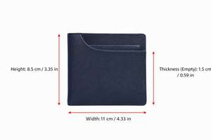 Porte-cartes et porte-monnaie en cuir véritable pour homme, design simple et nouveau, pour les affaires - Product Image 3