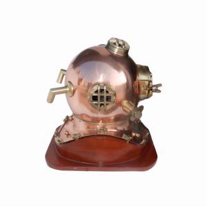 Casco DE BUCEO ANTIGUO Boston Morse Mark V Vintage Navy Marine Sea Divers casco troquelado técnica de alta calidad y mejor precio - Product Image 6