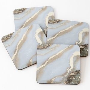 Hermoso juego de posavasos de resina hechos a mano para decoración del hogar, elaborados con material duradero, ideales para regalar. - Product Image 2