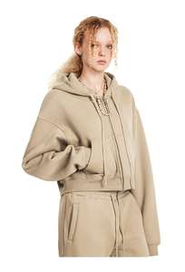 ชุดนอนผ้าฟลีซเนื้อนุ่มหนาสำหรับผู้หญิง ทำจากผ้าฝ้ายผสมโพลีเอสเตอร์ - Product Image 2