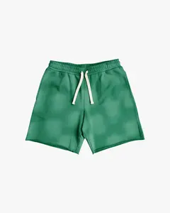 Shorts en toile délavée personnalisés pour hommes, style streetwear unisexe vintage, 100% coton, séchage rapide, respirant - Product Image 6