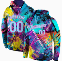 Sweat à capuche de football rétro personnalisé, pull de football sublimé, streetwear, vêtements de sport d'équipe, vêtements de sport pour hommes, 100% coton, hiver
