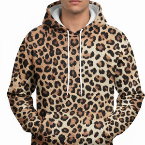 Sudaderas con Capucha con Estampado de Leopardo para Hombre, Nuevo Estilo, Logotipo y Diseño Personalizados, Sudaderas con Capucha para Hombre - Product Image 4