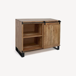 Petit buffet en bois et métal 110 cm - Osaka - Product Image 5