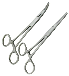 Pince à pansement droite courbée manuelle en acier inoxydable Kelly Forceps de qualité supérieure certifiée CE ARISTON INTERNATIONAL - Product Image 5