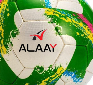 Alaay Balón de fútbol de alta calidad Diseño personalizado Logo PU Cuero Cosido a mano Balones de fútbol para entrenamiento - Product Image 2