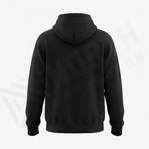 Sudadera con capucha extragrande personalizada y elegante para hombre, diseño vintage lavado con bolsillo frontal, cómoda sudadera con capucha personalizada para invierno. - Product Image 2