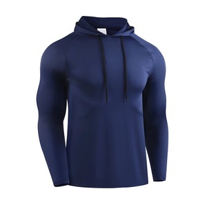 T-shirt à manches longues pour homme, vêtements de sport, t-shirt à capuche, jersey élastique, haut de sport pour homme, tee-shirt d'entraînement, survêtement de sport pour homme - Product Image 3