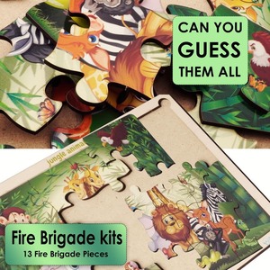 Premium vente en gros en vrac personnalisé oem odm éducatif en bois jungle animal puzzle populaire usine directe puzzle jouets fournisseur - Product Image 5