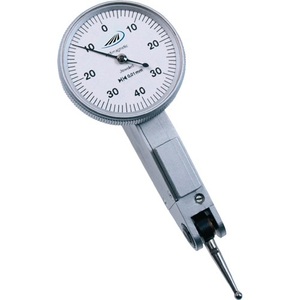 HELIOS PREISSER Calibrador de cuadrante tipo palanca DIN 2270, lectura de 0.4 mm y 0.01 mm, anillo exterior de 30 mm, instrumento de medición de parámetros - Product Image 1