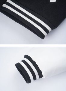 Chaqueta universitaria de gran tamaño para hombre, tecnología de bordado con cierre de cremallera, chaqueta de béisbol universitaria para hombre - Product Image 5