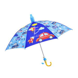 Ombrello Economico per Bambini con Motivo a Righe e Design Nuziale con Cartoni Animati - Product Image 1