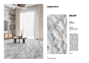 Azulejos de Porcelana Pulidos Esmaltados de 600x1200 Más Vendidos, Estilo Moderno de Mármol y Piedra, para Pisos y Salas de Estar - Product Image 4