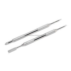 Empujador de Cutículas de Doble Punta con Cabeza Biselada, Lima de Uñas de Acero Inoxidable, Herramienta de Manicura, Reutilizable, para Limpieza de Uñas, Personalizable - Product Image 5