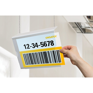 Schermo di stoccaggio a blocchi angolato, con inserto, 240mm(H) x 300mm(B) - BKL-W-A4 - Product Image 2
