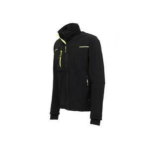 Chaqueta reflectante de seguridad con alta visibilidad, de tela de carbono negro Pluton, de color negro, de alta visibilidad, de 21-30" - Product Image 3