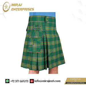 Kilt écossais traditionnel pour homme en acier inoxydable avec logo personnalisé, style décontracté, couleur personnalisée, vente en gros - Product Image 4
