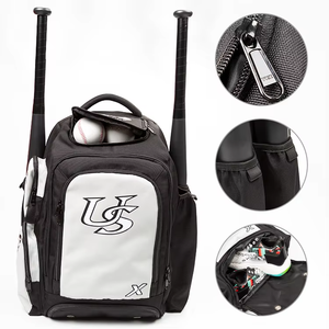 กระเป๋าเป้สะพายหลังสำหรับกีฬาเบสบอลทีม ทนทาน พร้อมระบบใส่ไม้เบสบอล ผ้ากันน้ำ ความจุ 36-55 ลิตร ช่องเก็บของแบบมีโครงสร้าง - Product Image 1