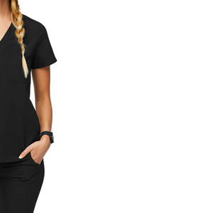 Infirmières de l'hôpital des femmes de qualité supérieure Scrubs facile à porter polyester tricoté disponible dans toutes les couleurs et tailles-Vente de gros - Product Image 2