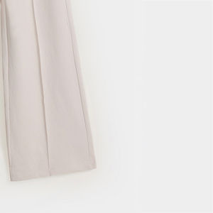 Pantalons évasés décontractés pour femmes de la meilleure qualité, taille mi-haute, devant plat, style cordon de serrage, toile respirante, séchage rapide, été, hiver - Product Image 6