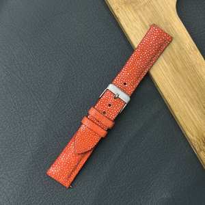 Vente en gros Bracelet de montre haut de gamme de luxe 20mm en cuir véritable Stingray Matériau PC de haute qualité Bracelets de montre de haute qualité - Product Image 3