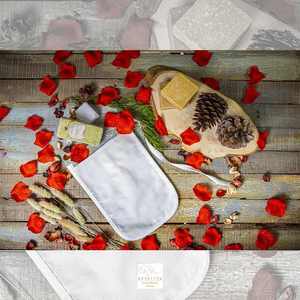 Moufles en fibre végétale naturelle écologique pour le corps Gants d'élimination des cellules mortes pour soins de douche de spa Bracelets à perles fines Style - Product Image 4