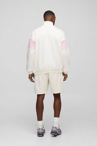 Sweat-shirts à demi-zip pour hommes en molleton 100% coton de haute qualité, impression sérigraphique brodée, teinture unie, manches longues d'hiver - Product Image 2