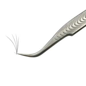 Pinzas para Pestañas de Fibra de Marca Privada, Herramientas para Volumen de Pestañas Rectas con Agarre de Diamante, Diseño Personalizado para Damas - Product Image 4