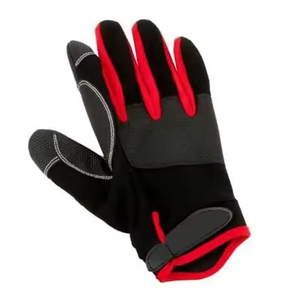Men's High-<b>Performance</b> Leather Full Finger Safety Gloves for Mechanics Daily Use Hand Protection Leather Gloves - Product Image 3