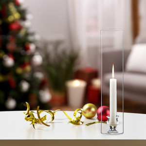 HST0314 - Clear <b>Hurricane</b> <b>Candle</b> Shade Chimney Tube [No Bottom] - 3" x 14" - Product Image 6