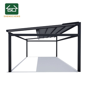 Couverture de terrasse extérieure personnalisée, systèmes de pergola à toit pliant rétractable avec matériau de voile en PVC et cadre en alliage d'aluminium - Product Image 2