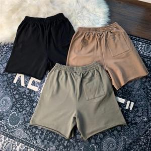 Nuevo estilo de verano para hombres Waffger moda casual deportes al aire libre estilo de playa pantalones cortos con cordón de color sólido - Product Image 2