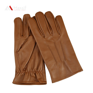 Gants de conduite d'hiver personnalisés de haute qualité pour jeunes Gants en cuir bon marché Bonne protection - Product Image 5