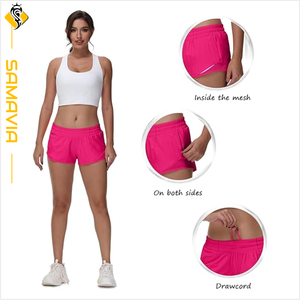 Pantalones cortos para mujer Pantalones cortos para correr de secado rápido para mujer Pantalones cortos ligeros transpirables para dama para entrenamiento Listo para enviar EU, US Trend - Product Image 6