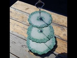 Moule en résine à 3 niveaux pour bricolage fait à la main, taille personnalisée, options colorées pour l'artisanat en résine, plateau à thé, table de fruits, moule époxy, art - Product Image 4